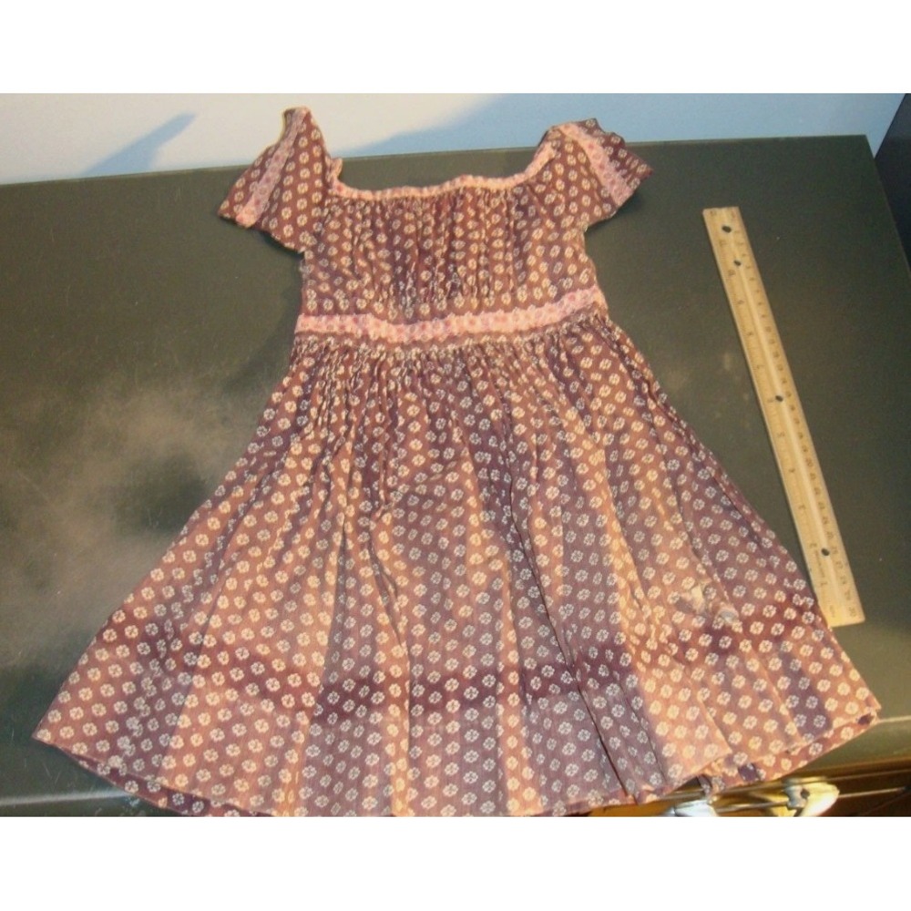 Antique Civil War Era Children's Dress - Worn by William Stoduett, Died Aged 2
